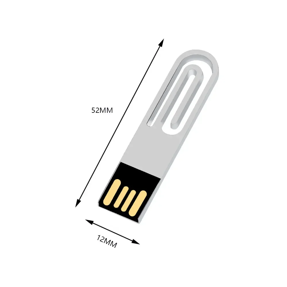 Metal USB Flash Drive 2.0 8GB 16GB 32GB 64GB 128GB USB Flash Drive Gift Mini Cute for Gift Giving