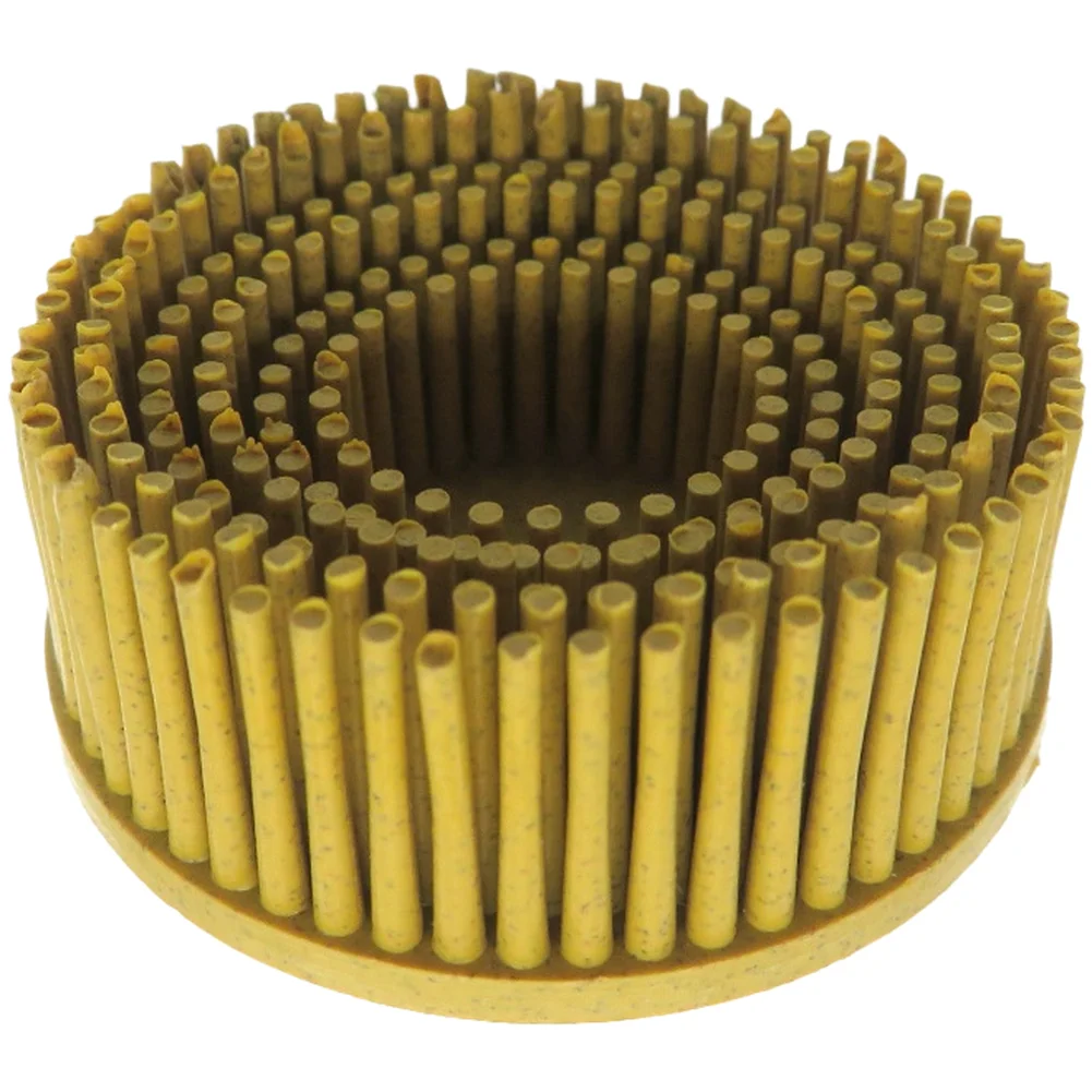 2 Inch Emery Rubber Abrasive Wheel Polishing Brush For Metal Finishing Rust Removal Deburring Cleaning For Surface Treatment Too