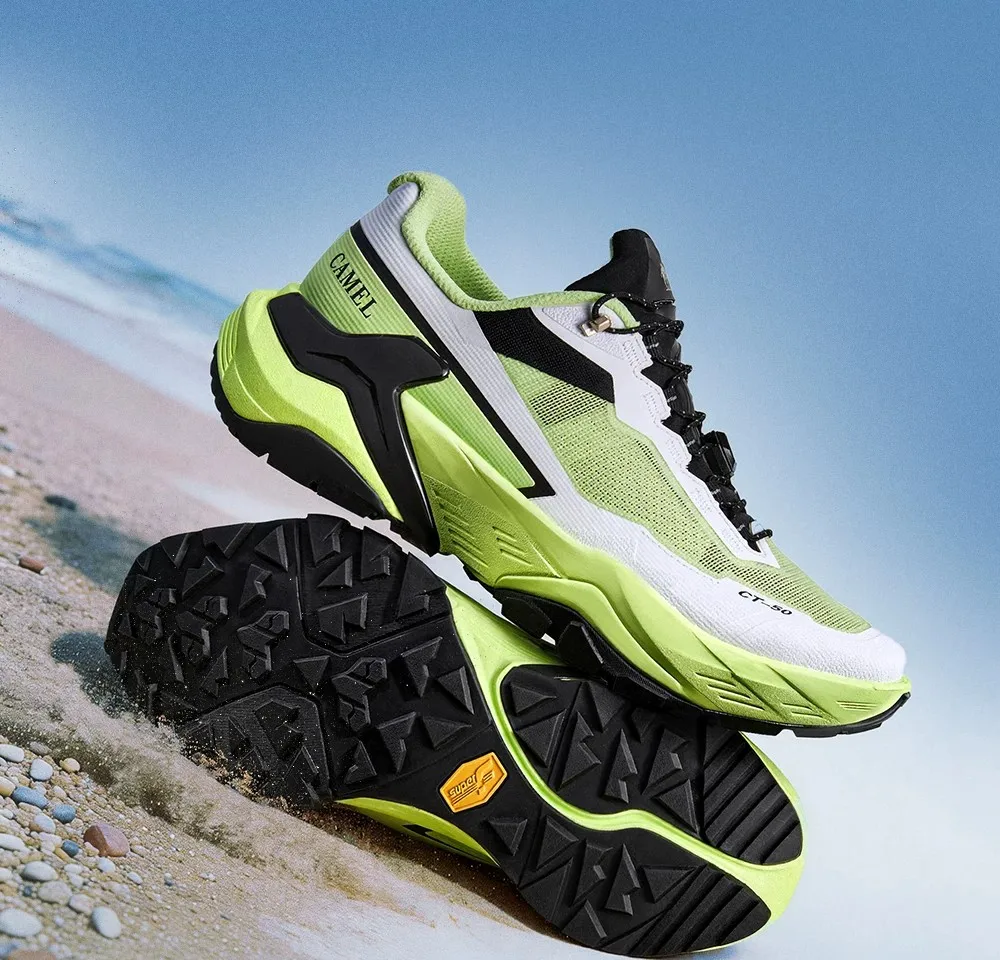 Golden Camel CT-50 Anti Slip Men's Trail Running Shoes Outdoor Sport Arch Support Breathable Cushioning Sneakers Off Road Shoes