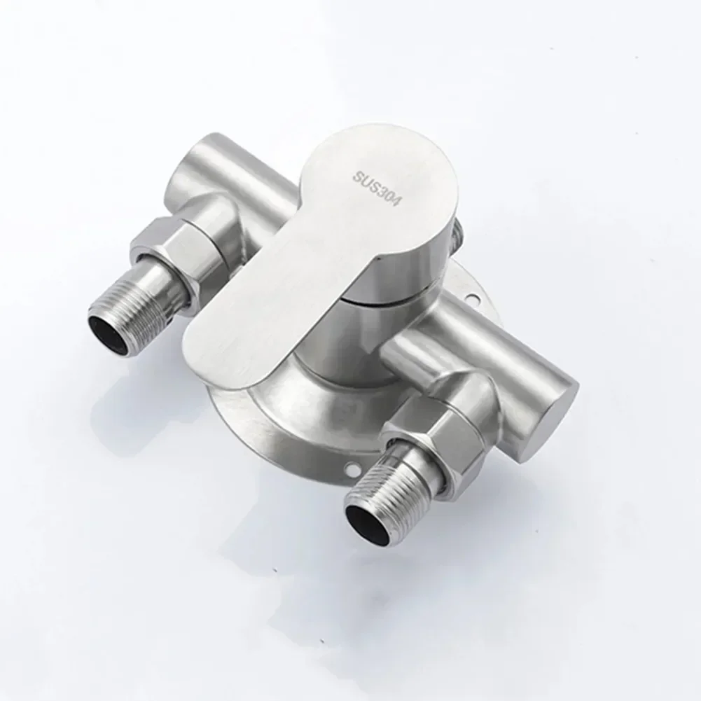 

Смеситель для душа из нержавеющей стали, смеситель для горячей и холодной воды, настенная металлическая ручка, металлическая ручка G1/2-дюймовый смеситель для душа