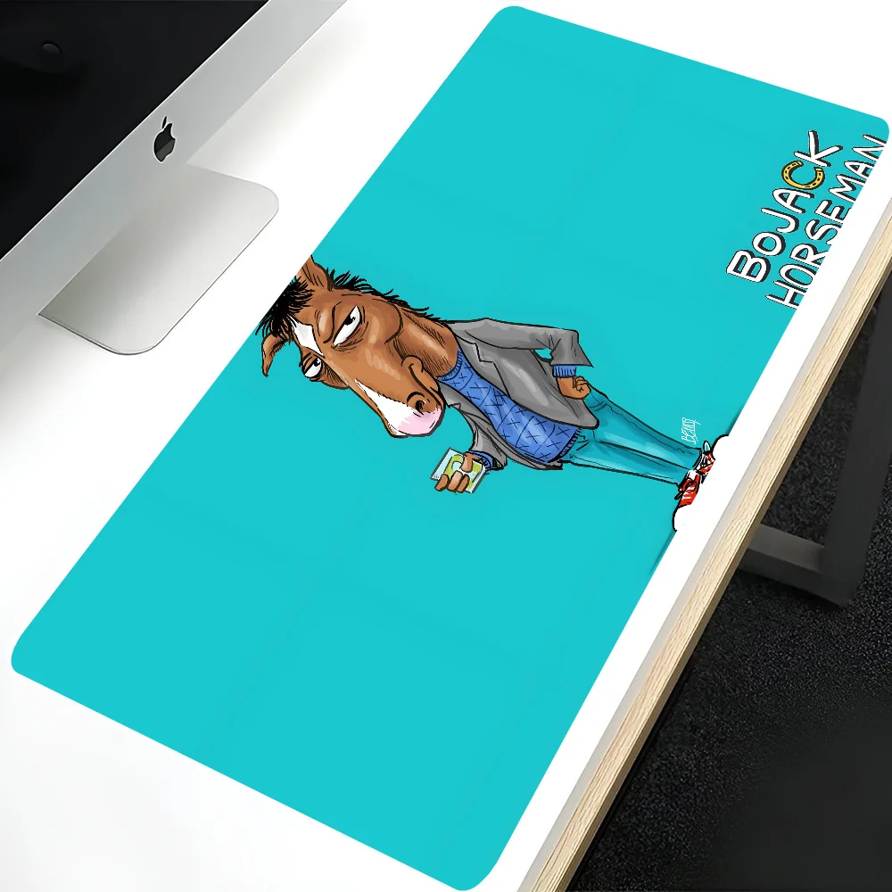 

HOT B-BoJack Anime H-Horseman Non-slip Mouse Pad Suitable For Office Computers Laptops E-sports Game Desk Mats XXL Keyboard