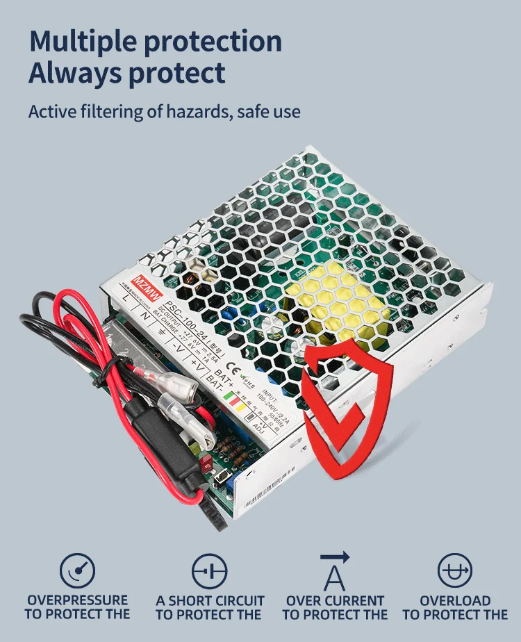250W UPS Function Charger Switching Power Supply 12V 24V AC DC 13.8V 14.5A 27.6V 6.5A Uninterruptible SMPS PSC-250-12 PSC-250-24 7 S99aaa03f80874f0b96d63b53802f6e9aL