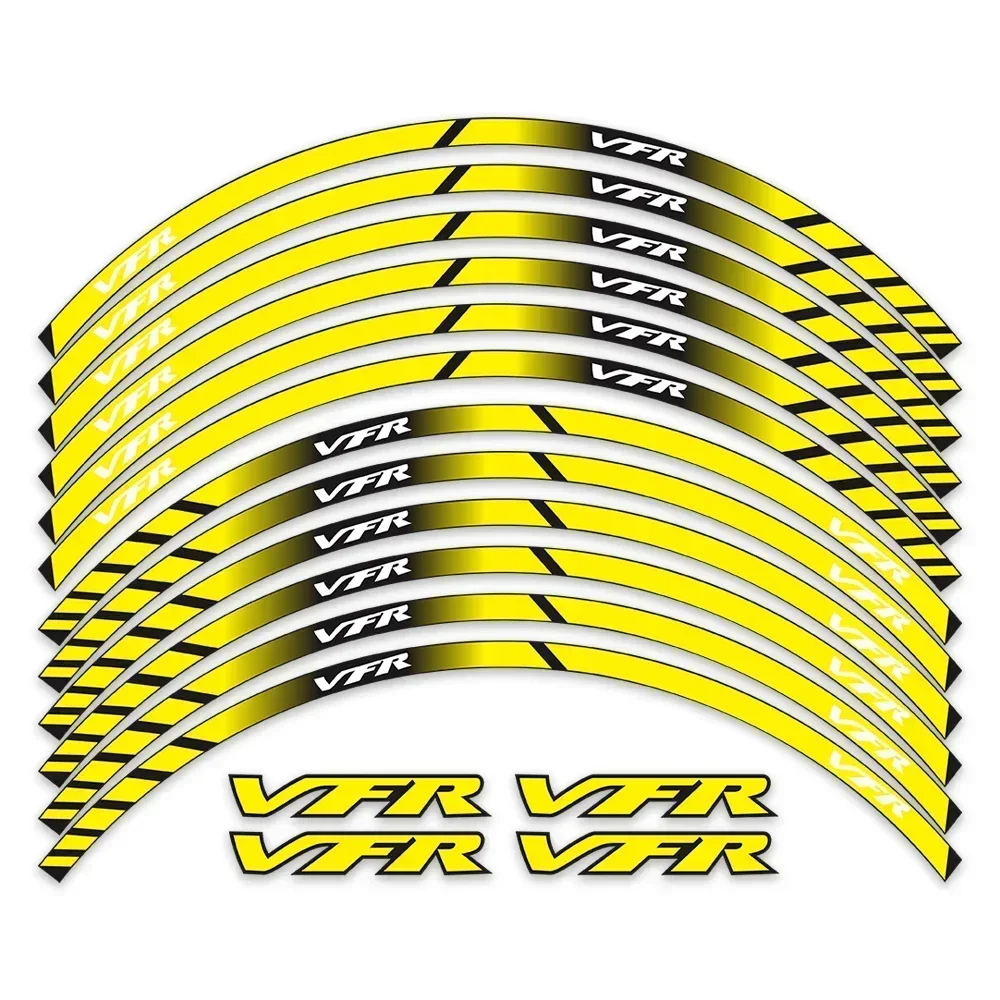 For Honda VFR VFR750 VFR800 VFR1200 VFR1200F Motorcycle Parts Contour Wheel Decoration Decal Sticker