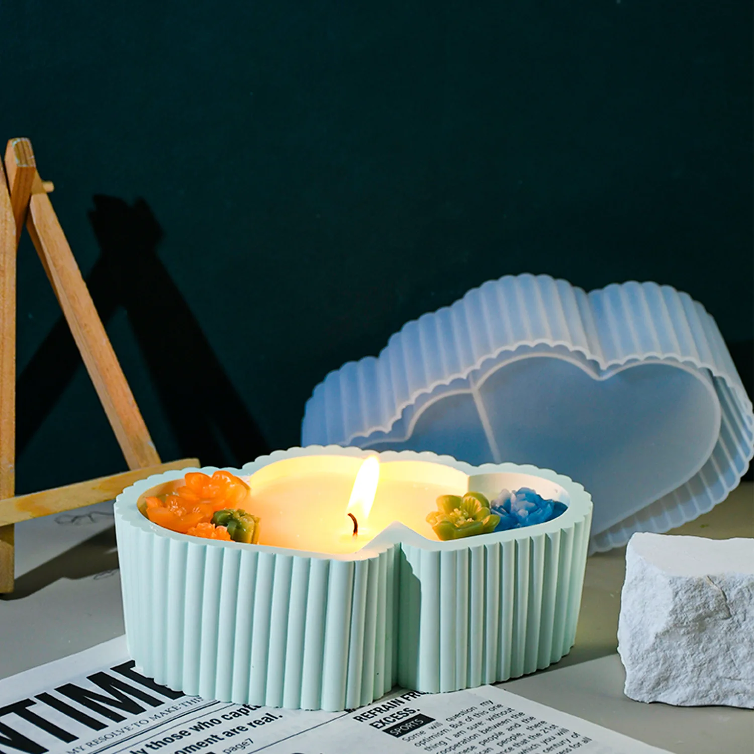 Love Storage Box Silicone Mold, Storage Box Epoxy Resin Mold, Candle Holder, Jewelry Container, Vase, Flower Pot