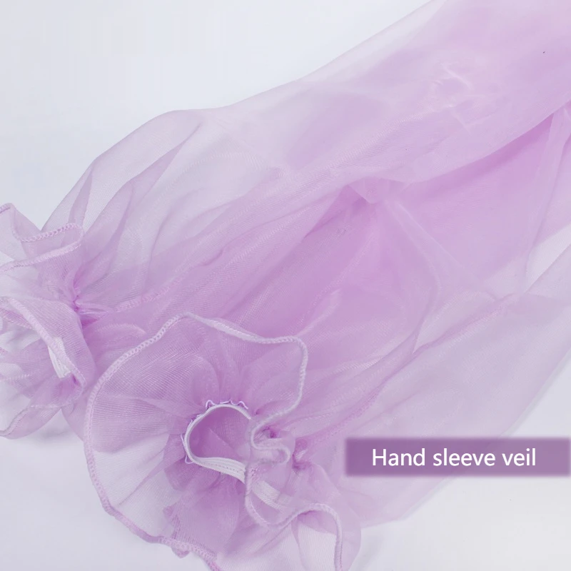 Robe Tutu de Ballet pour filles, manches en voile, Costume de danse combiné pour femmes, paillettes, spectacles sur scène, vêtements de danse, robe de décoration florale