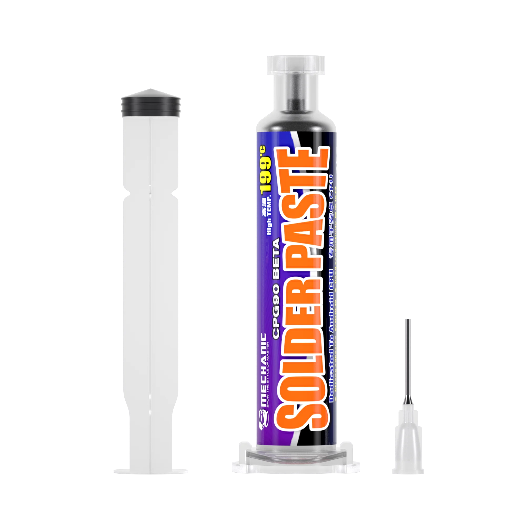 MECHANIC OFFICIAL CPG90 Beta 35/50g Lead-Free Solder Paste Flux No-Clean Welding Flux SMD PCB BGA Rework Soldering Repair Tool