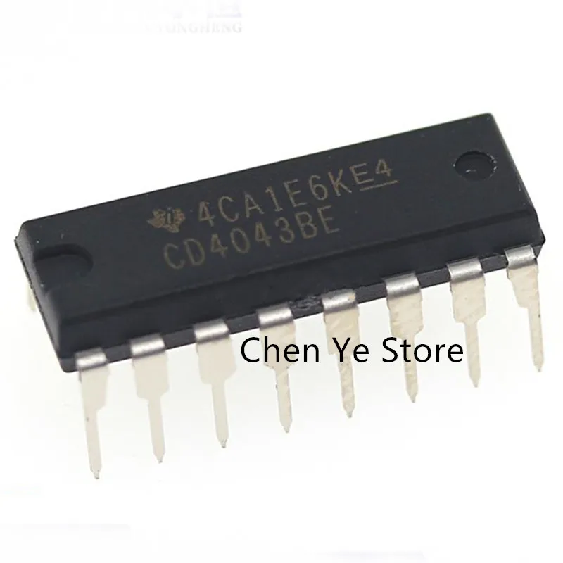 10PCS NEW IC CD4043BE Original CD4043 DIP-16 CMOS quad and NON-R /S Latch