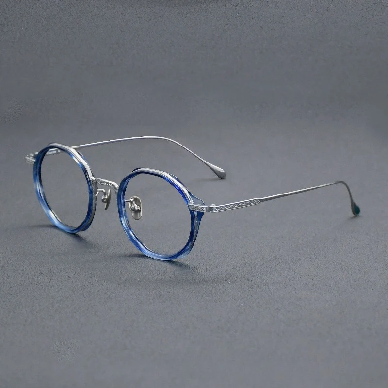 

Retro Round Lightweight Prescription Eyewear Women Japanese Handmade Glasses Frames LO-03 Titanium Men Blue Light Spectacle
