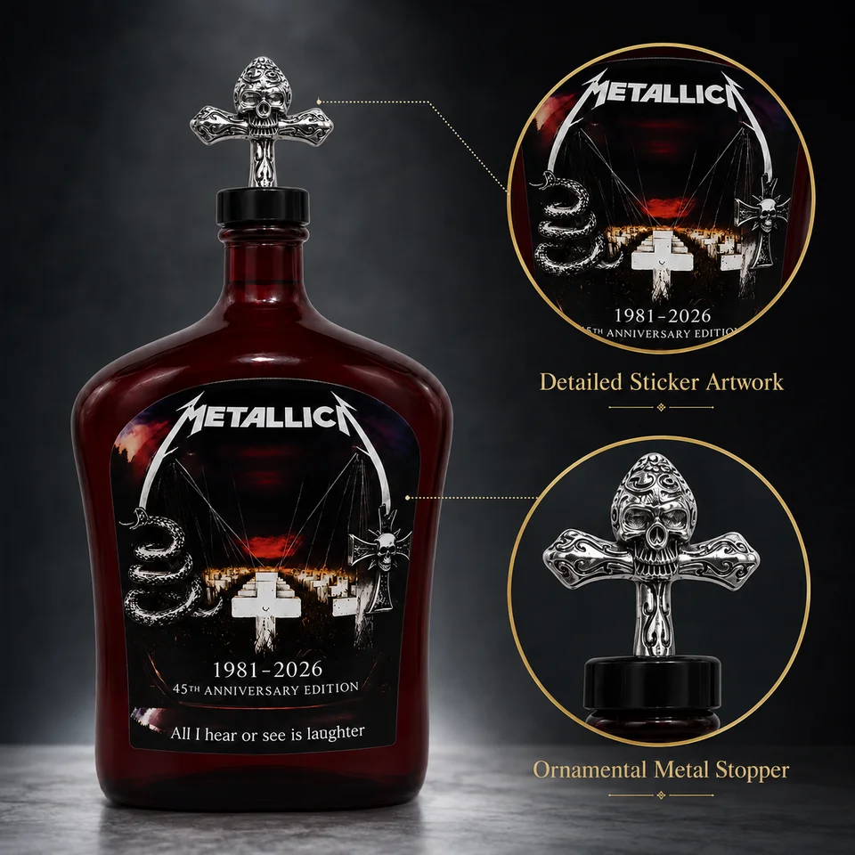 Metallica 45th Anniversary Whiskey Decanter 350ml Limited Edition