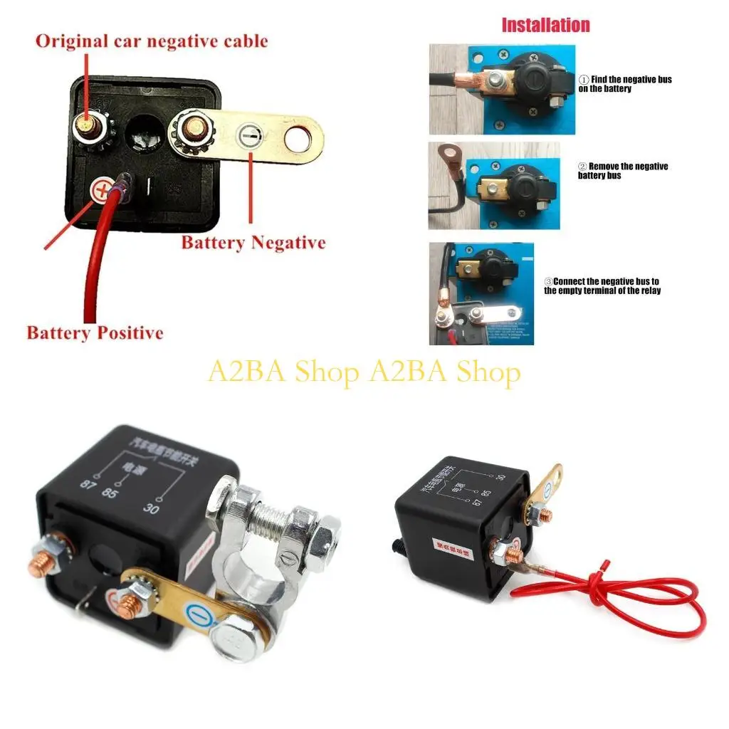 

A2BA Универсальный автомобильный 12 В 200 А автомобильный изолятор с главным выключателем с дистанционным управлением