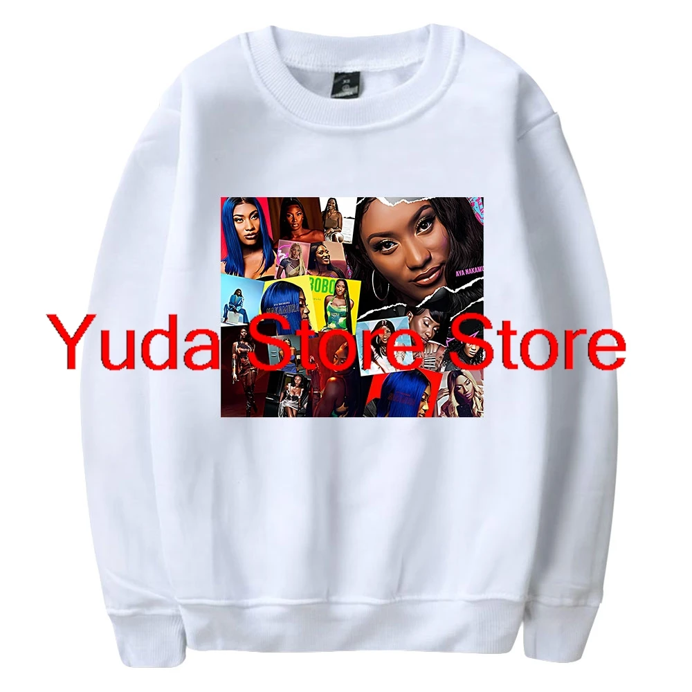 

Aya Nakamura Merch O-Neck Crewneck Pullover Casual Long Sleeve Sweatshirt Men/Women