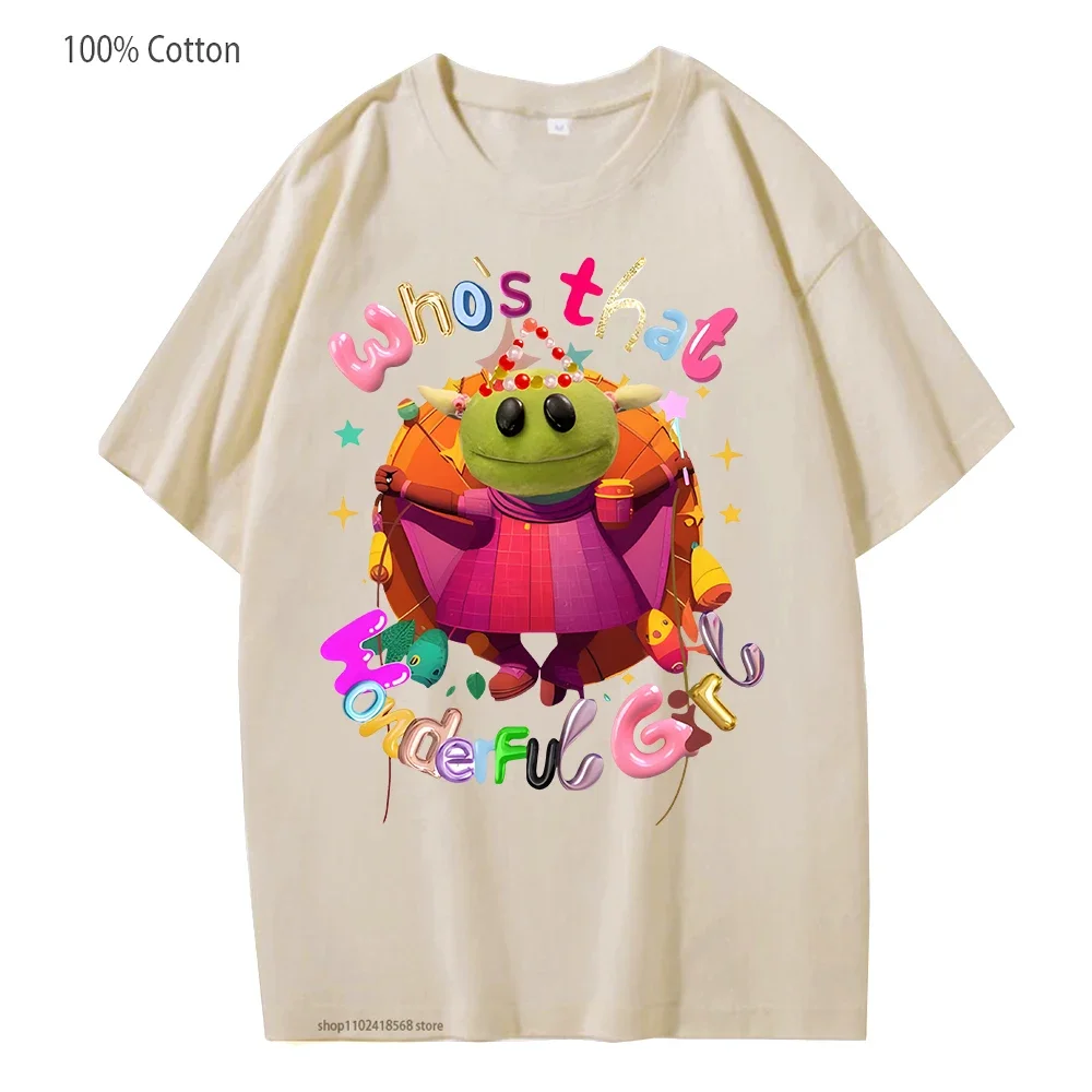 Anime Nanalan T-shirts Verfijnd Who's That Wonderful Girl Tshirt Cartoon Kleding 10% Katoen Vrouwen Tees Mannen Kleding Unsiex