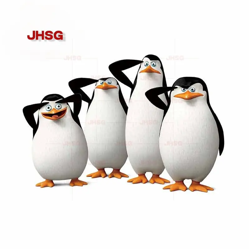 Creative Animal Fun Penguin Car Decal Motorcycle Decal Scratch Resistant Mask Scratch Printing Decorative Accessories