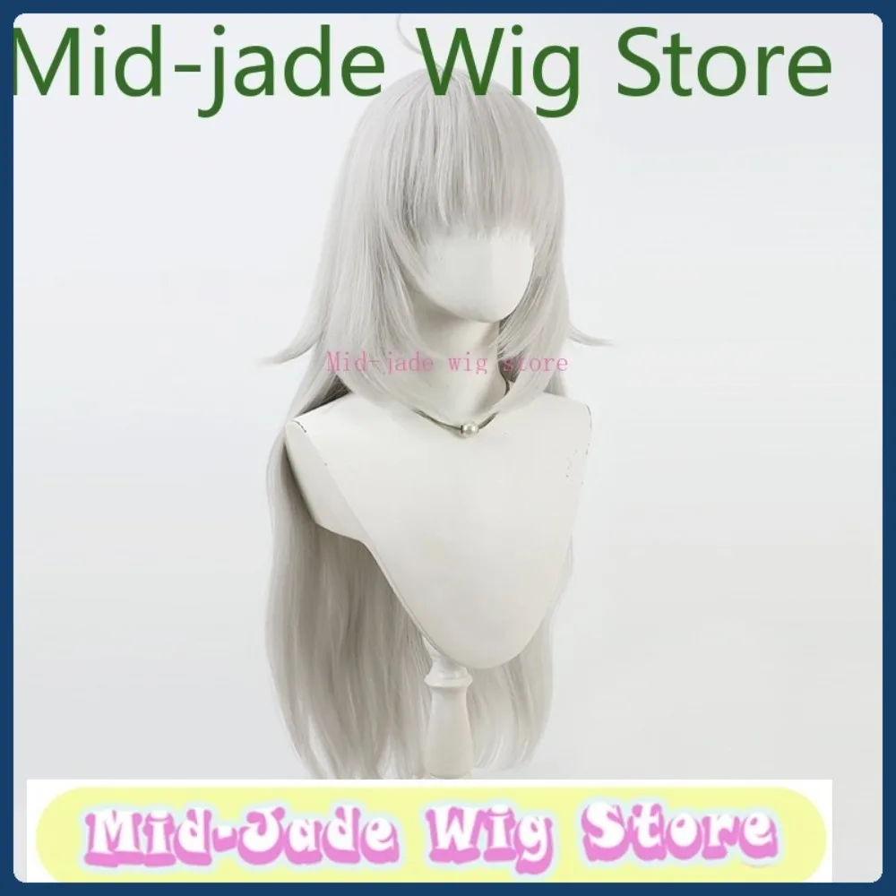 Mid-jade Pruik Winkel VTuber Ryogoku Tsukasa Cosplay Pruik Halloween Anime Game Rollenspel Synthetisch Haar Kleding Props
