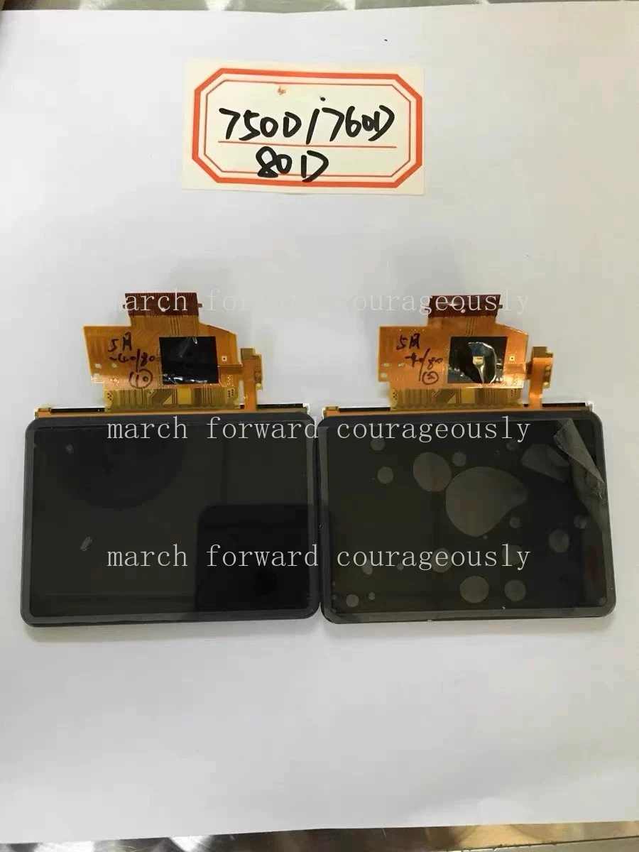 Original para Canon EOS 77D, 750D, 760D, 80D, 90D, 6D2, display LCD, touch screen