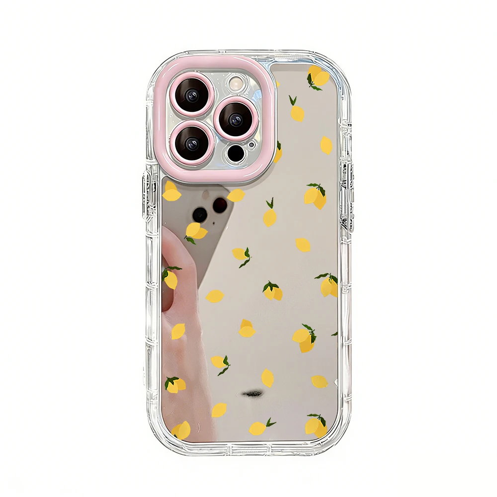 Einfache Cartoon-Graffiti-Air-Cushion-Spiegel-Handyhülle für iPhone 17 15 14 16 Pro Max 13 12 11 Pro X XR XS 7 8 Plus 17Air Cover – Detail 16