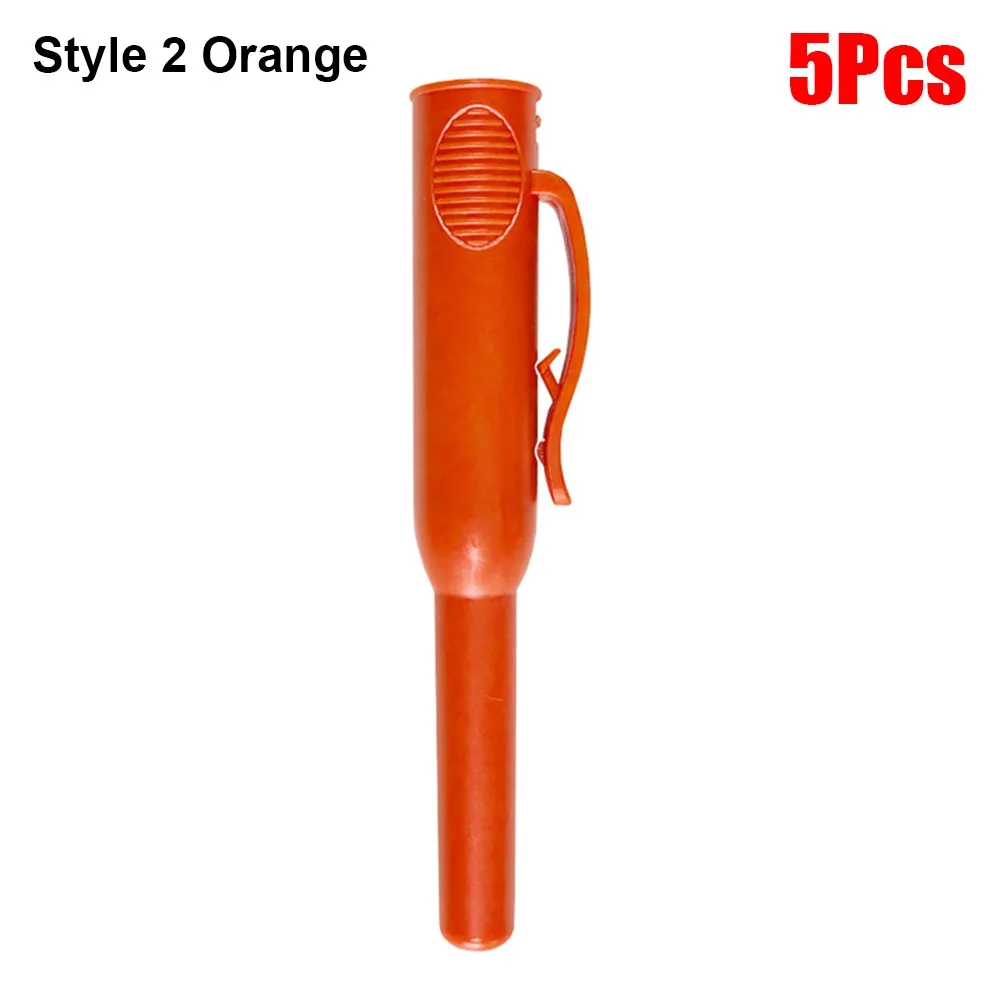 

5 шт., пластиковый чехол для карандашей для плотника, нескользящие чехлы для механических карандашей с глубокими отверстиями, удобный держатель для карандашей, механический маркер