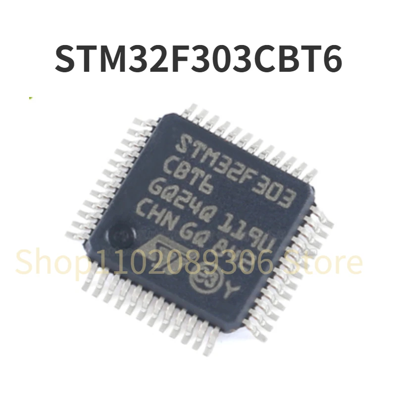 

STM32F303CBT6 STM32F303 QFP-48 CBT6 MCU de 32 bits ARM Cortex M4 72MHz 128kB MCU FPU