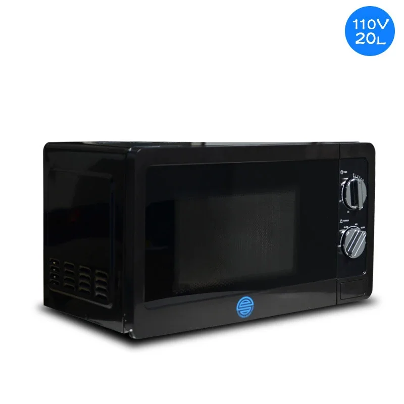 Forno de microondas ajustável de alta potência, mesa giratória marinha, comercial e doméstica, 20L, 110V, 60HZ