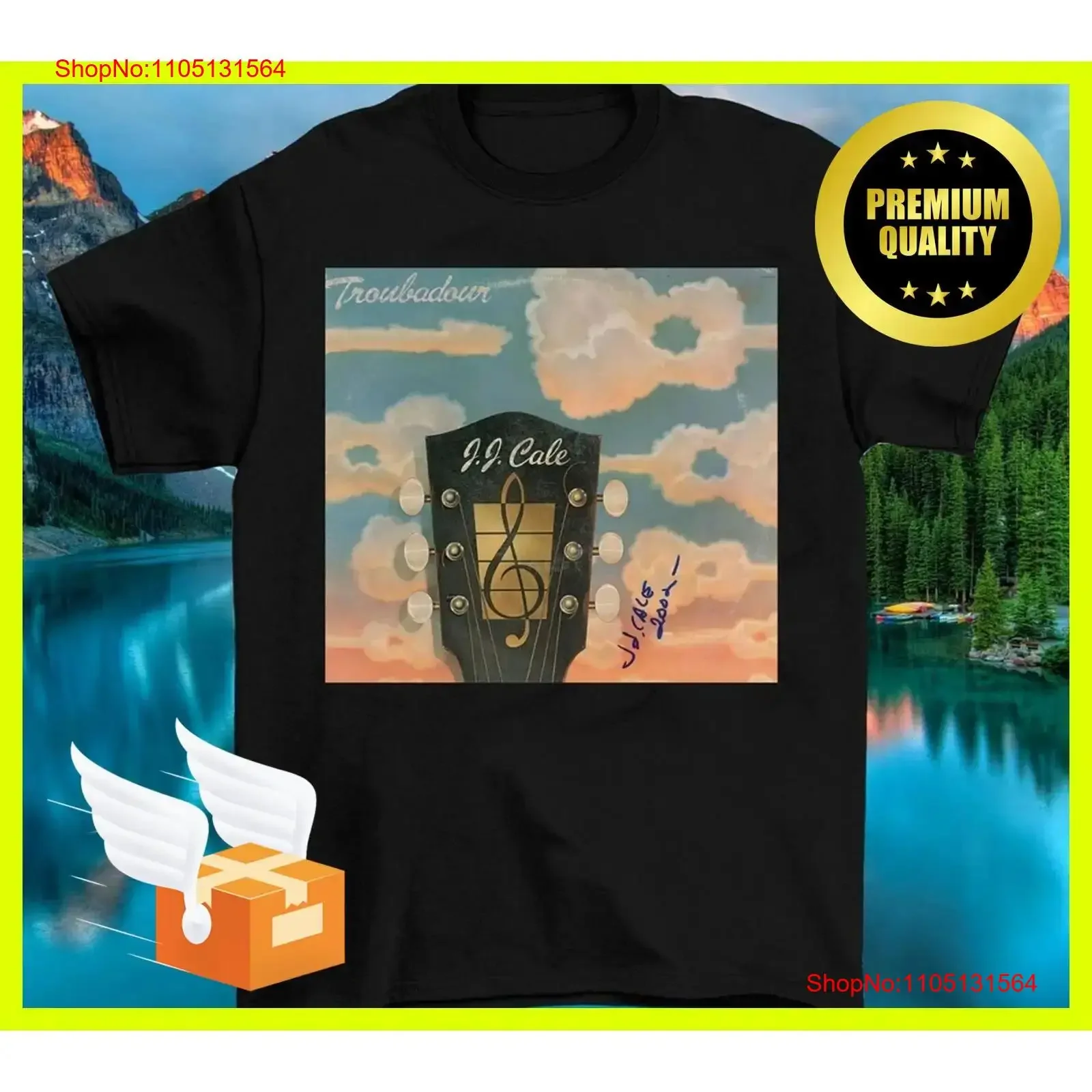 تي شيرت JJ Cale Signed Album أسود جميع المقاسات ملابس الشارع المغسولة العتيقة المريحة للجنسين أوم جرافيك قابل للتنفس كاجوال