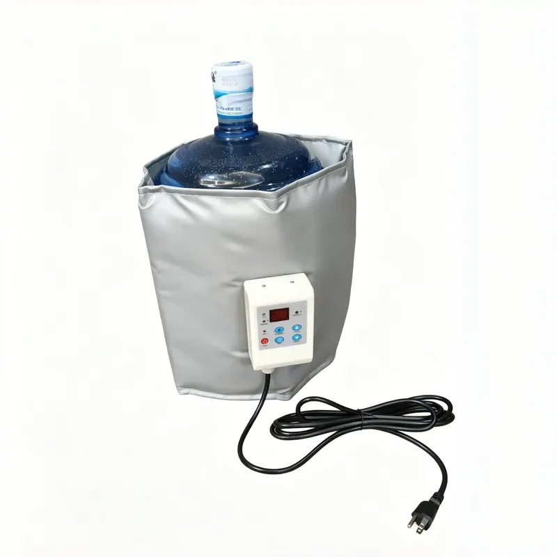 20L IBC Tank Heating Jacket 220V Silicone Heat Blanket for Chemical Oil Water Storage Industrial Transport Warmer Pad