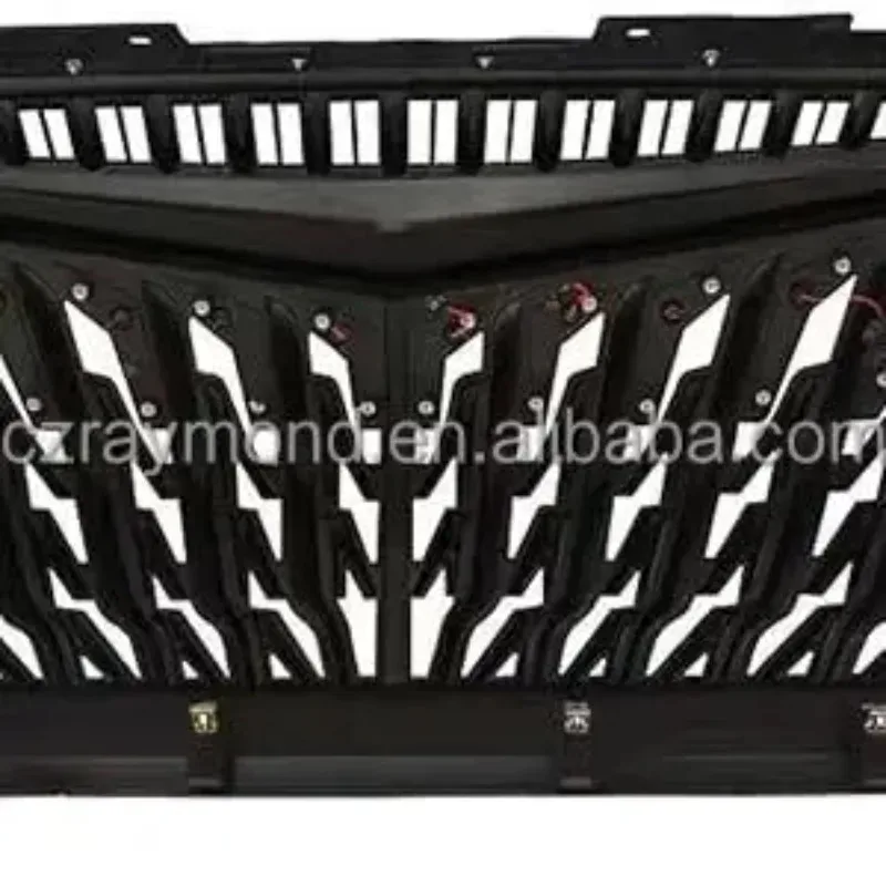 Wholesale Car Front Bumper Center Mesh Grille For Wrangler JK 2007 2008 2009 2010 2011 2012 2013 2014 2 2