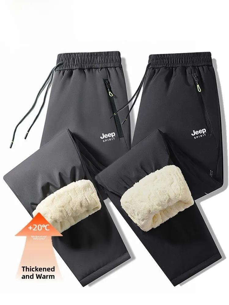 

Мужские зимние повседневные брюки Spirit с утепленной флисовой подкладкой, прямые, из полиэстера, водонепроницаемые, молодежные, Vitali...