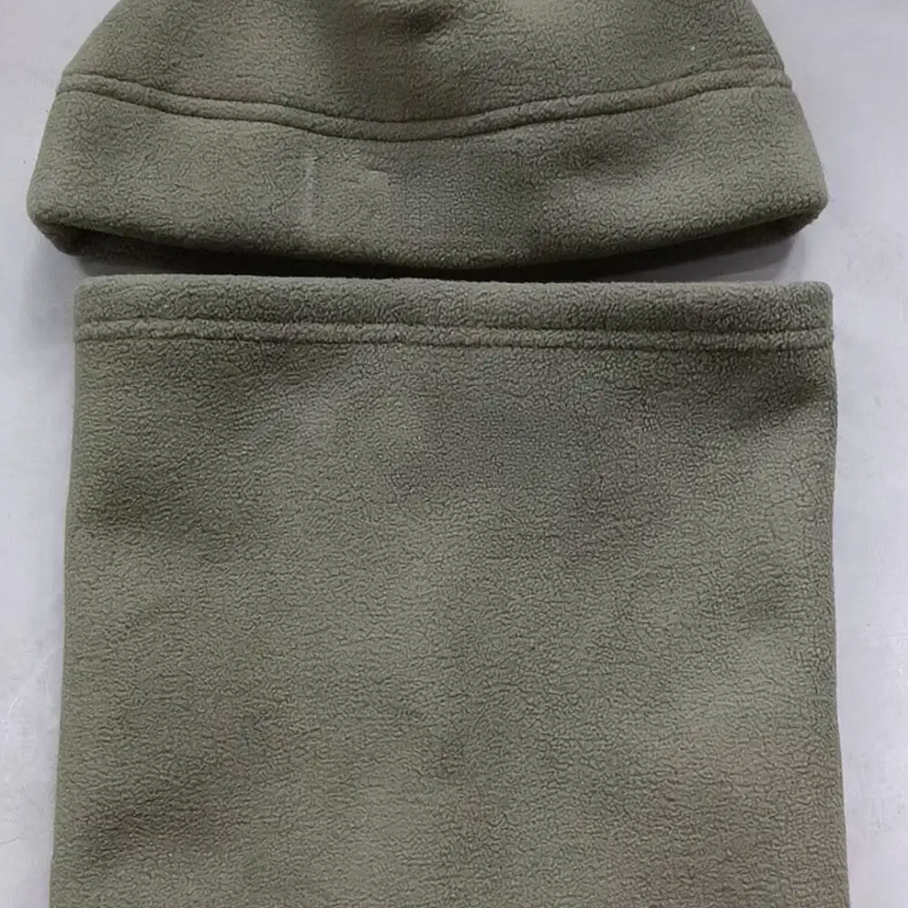 Thermal Fleece Camo Cap Winter Windproof Cycling Hood Hiking Skiing Face Mask Unisex Outdoor Tactical Thermal Headwear