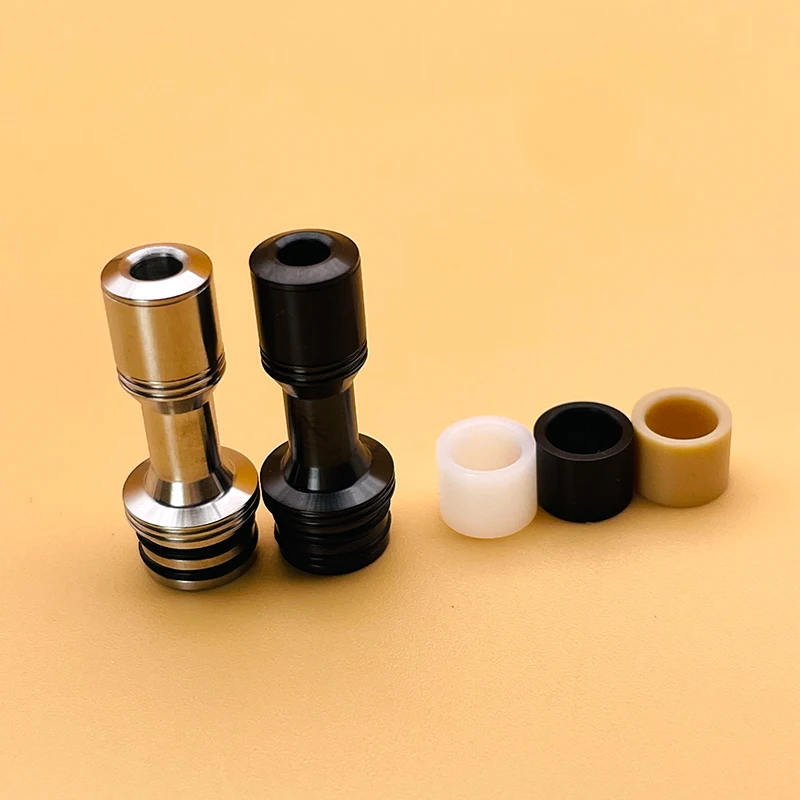 Boquilla de goteo larga para vaporizador, accesorio para atomizadores de tanque RDA, RBA, RTA, 415, rosca 316ss pom pei, 510