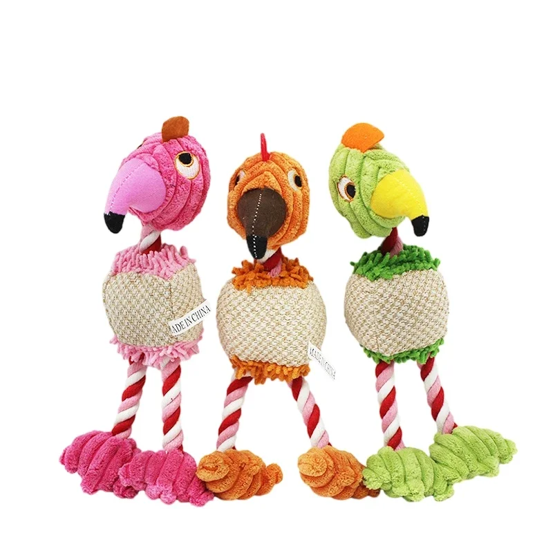 

Pet Toy Flamingo Dog Plush Sound Toy Pet Supplies