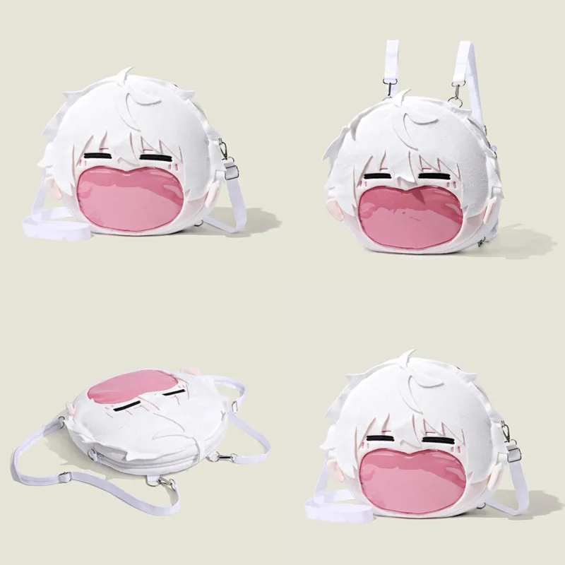 

Prison Makoto Shirou Itabag Cartoon Surrounding Big Mouth Itabag Crossbody Backpacks Carrying School Bag Anime Cartoon SchoolBag