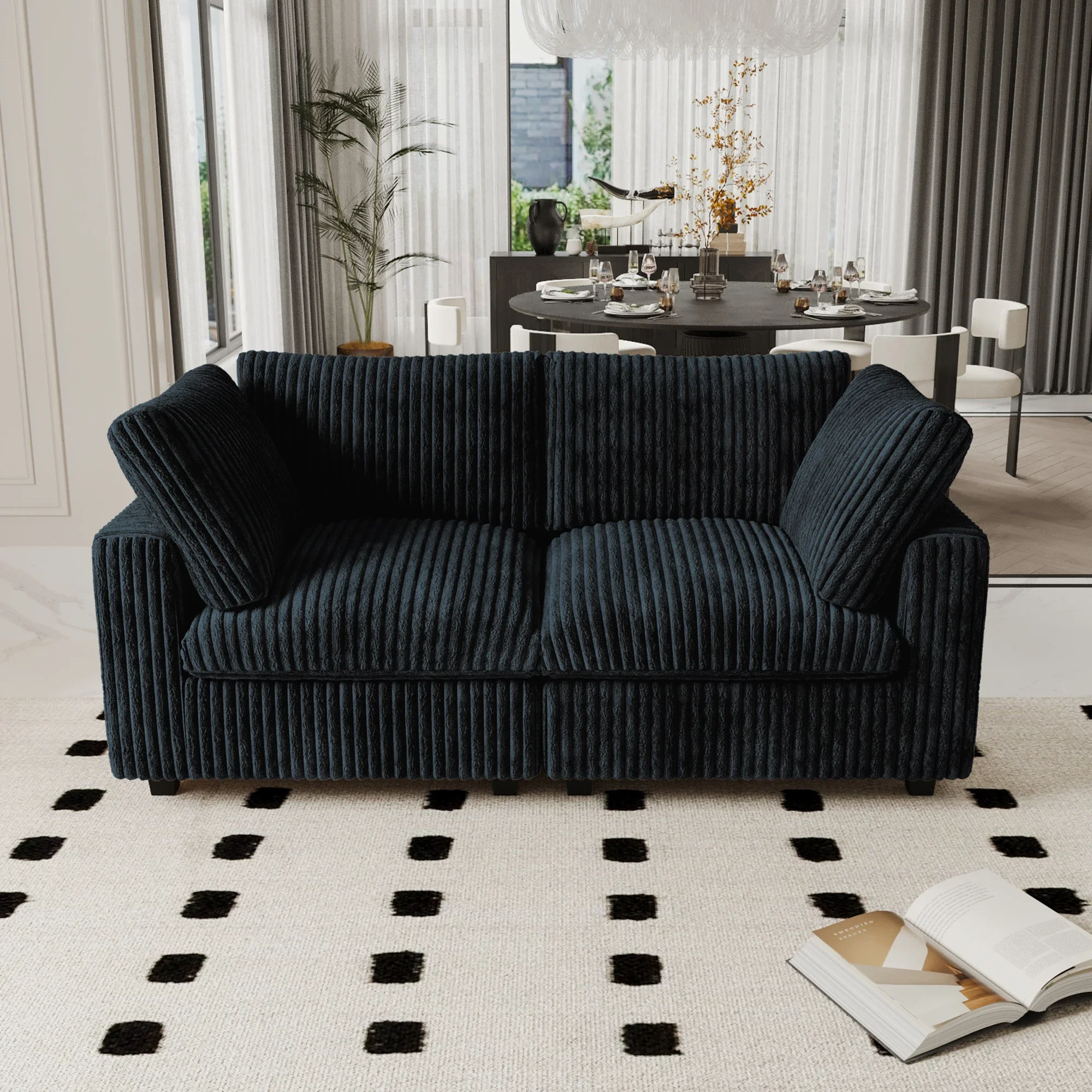 

Furniture Sofa American Traditional Living Room Furniture Corduroy Modular Sectional Couch Sofa Sets