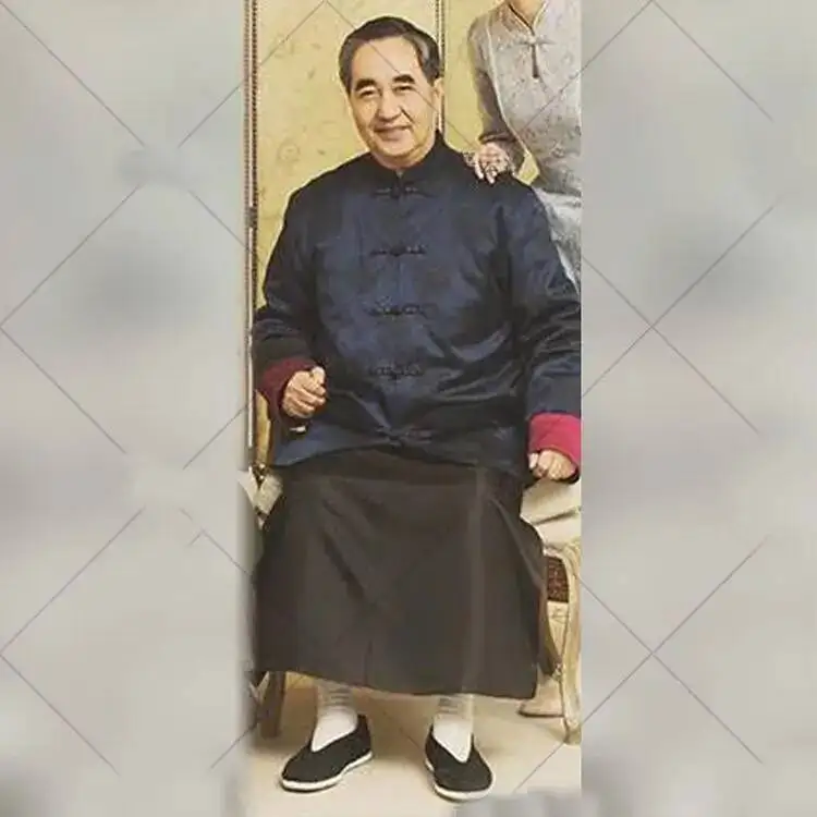 زي العريس الصيني التقليدي بدلة Xiuhe للرجال بدلة تانغ القديمة أزياء الكونغ فو هانفو على الطراز الصيني للرجال رداء طويل