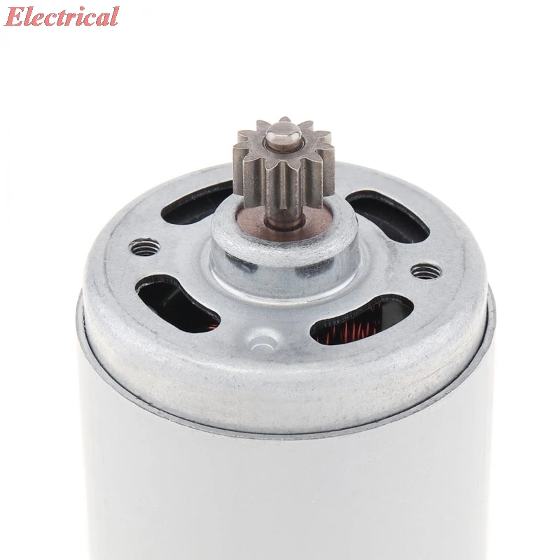 1pc RS550 Motor 11/14/15/17 Teeth 9.6V 10.8V 12V 14.4V 16.8V 18V 21V Gear 3mm Shaft For Cordless Charge Drill Screwdriver