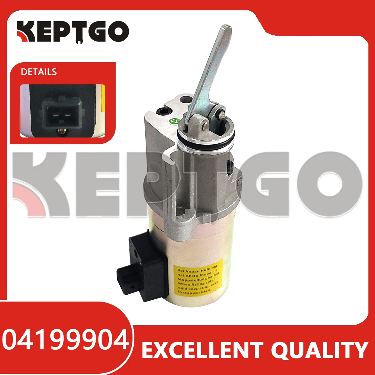 12V 24V 0419 9904 04199904 Fuel Shutdown Solenoid Valve For Deutz BF6M2012 BF4M2012 0419-9904 04199904