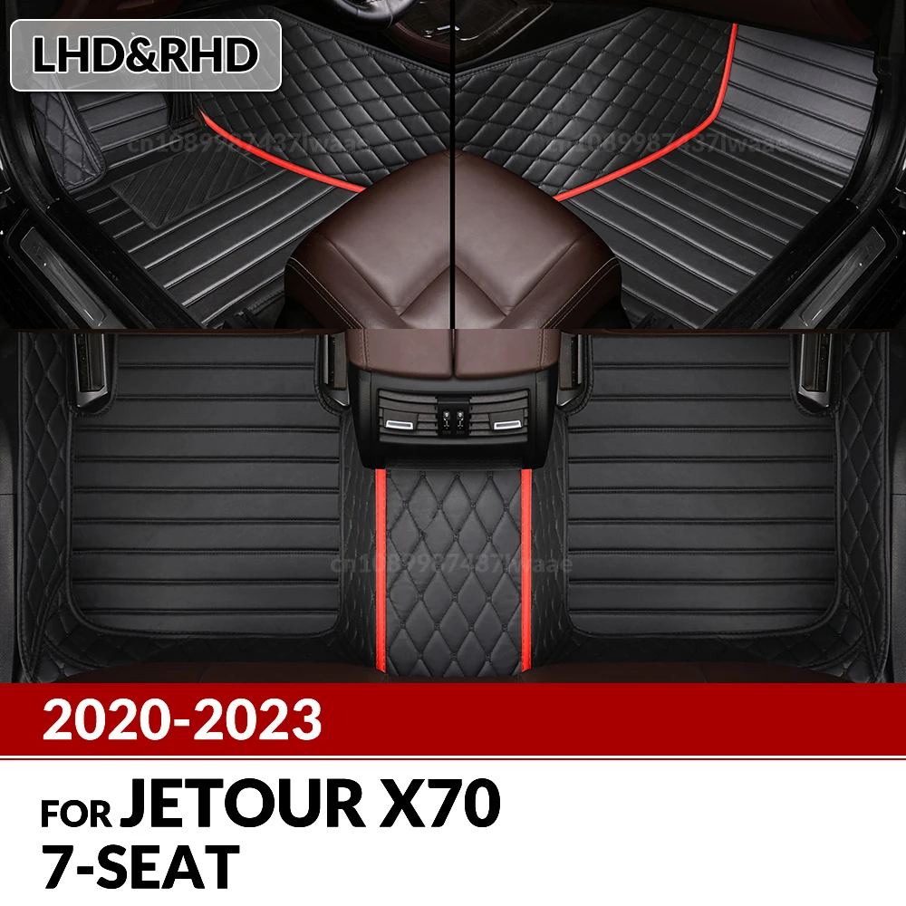 

Автомобильные коврики для Jetour X70 7 мест 2020 2021 2022 2023 пользовательские автомобильные подушечки для ног автомобильный ковер чехол аксессуары для интерьера