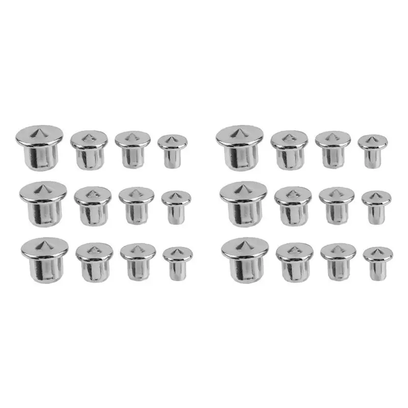 SOFT-2X Drill Dowel Pin Centre Points Set Woodworking,Alignment Tool Round Wood Pin Locator 6/8/10/12Mm For Accurate Drilling