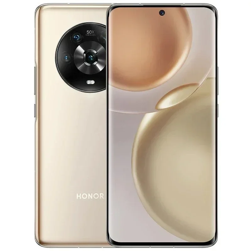 HONOR Magic 4 Snapdragon8 Gen1 6.81 بوصة 430ppi 120 هرتز شاشة 4800 مللي أمبير 50 ميجابكسل عدسة زاوية واسعة للغاية هاتف مستعمل أصلي