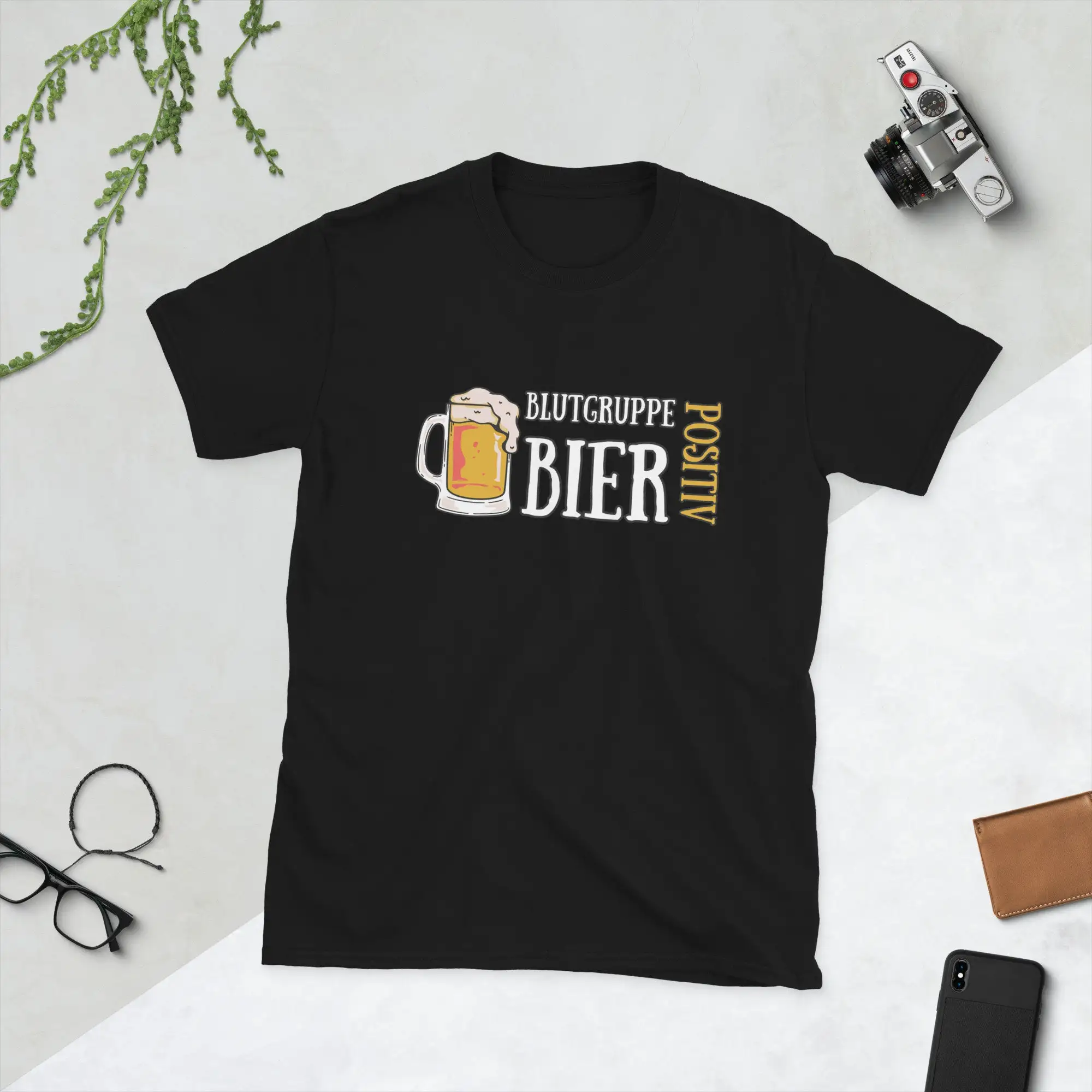 Blood Type Beer Positive T Shirt Funny For Party Bears And Brewers