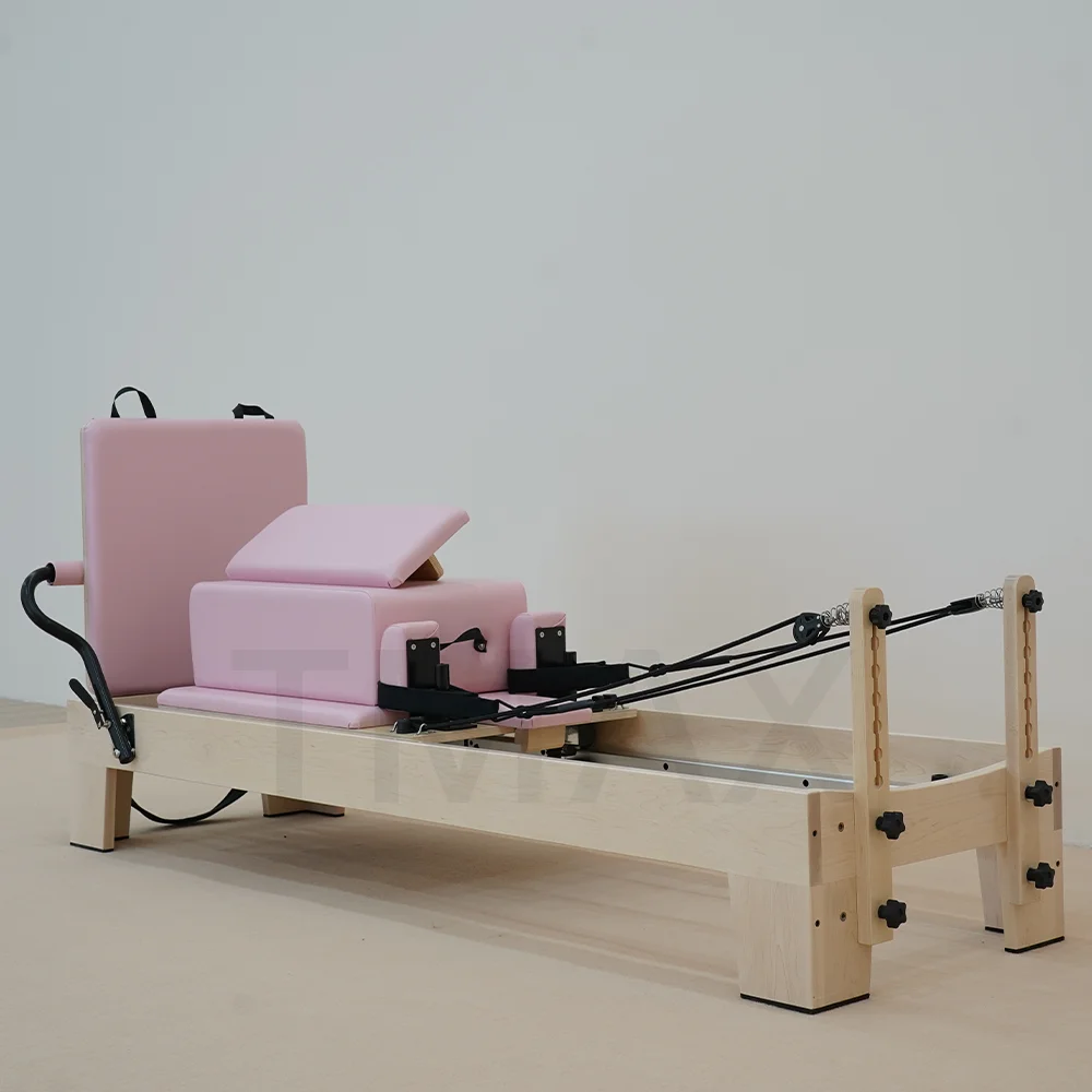 Tmax Stretch Equipment Machine Maple Pilates Reformers Wooden Gym Machine Maple Pilates Commercial Use Reformers
