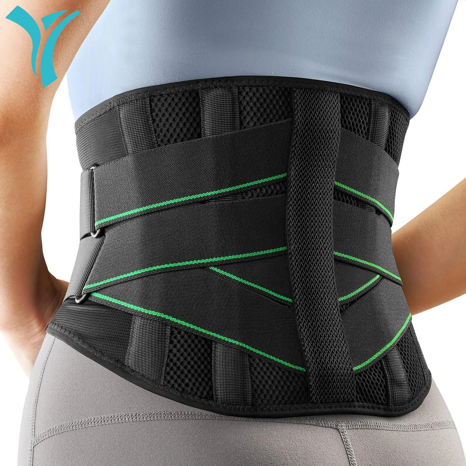 

Back Brace for Men Lower Back Pain,Breathable Support Belt for Women,with Soft Pad,Lightweight Lumbar Support for Lasting Relief