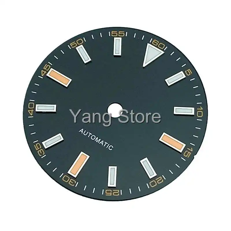 HQ 29mm sterile copper dial Milgauss sun brushed fits DG2813 ETA2824 Miyota8215 movement luminous