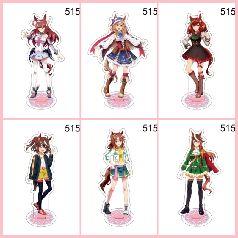 

Game Pretty Derby Anime Figure Doll Oguri Cap Daiwa Scarlet Grass Wonder Acrylic Stand Model Plate Cosplay Toy Gifts