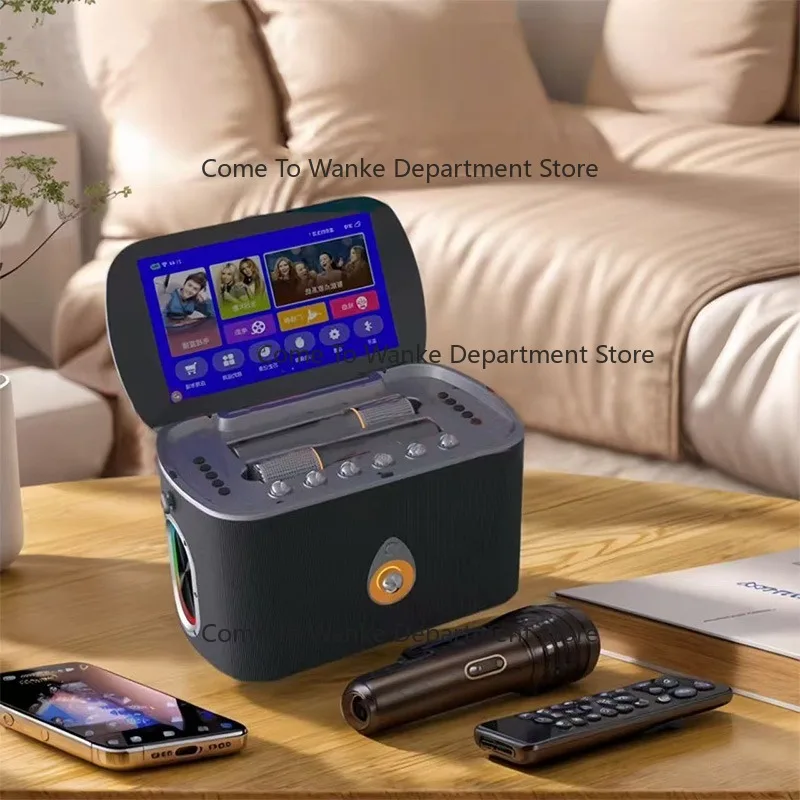 

Портативная Bluetooth-колонка A90 кинематографического качества, универсальная система для караоке и танцев на открытом воздухе с беспроводным микрофоном