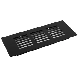High Quality Ventilation Grille Air Vent Grille 60mm Air Vent Grille Aluminum Alloy Black Cabinet Rectangular Ventilation-Cover