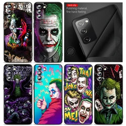 Gotham City Nightmare Joker Phone Case For Samsung S24 S23 S22 S21 S20 FE S10 S10e Ultra Plus Lite Black Soft Cover