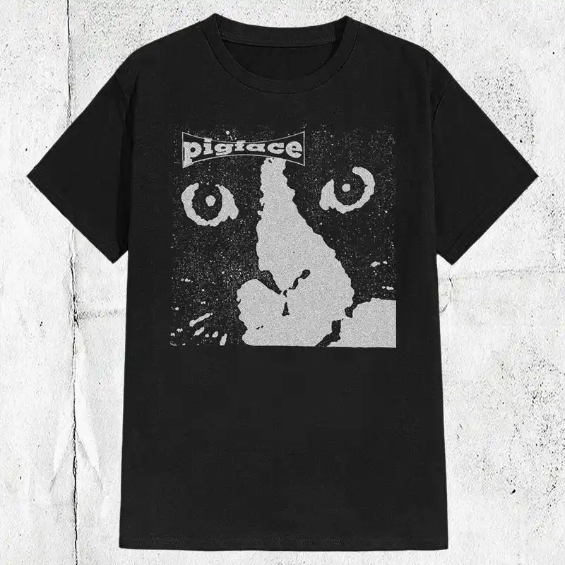 90s Pigface Inspired Industrial Rock Metal Band Underground Music T-Shirt,