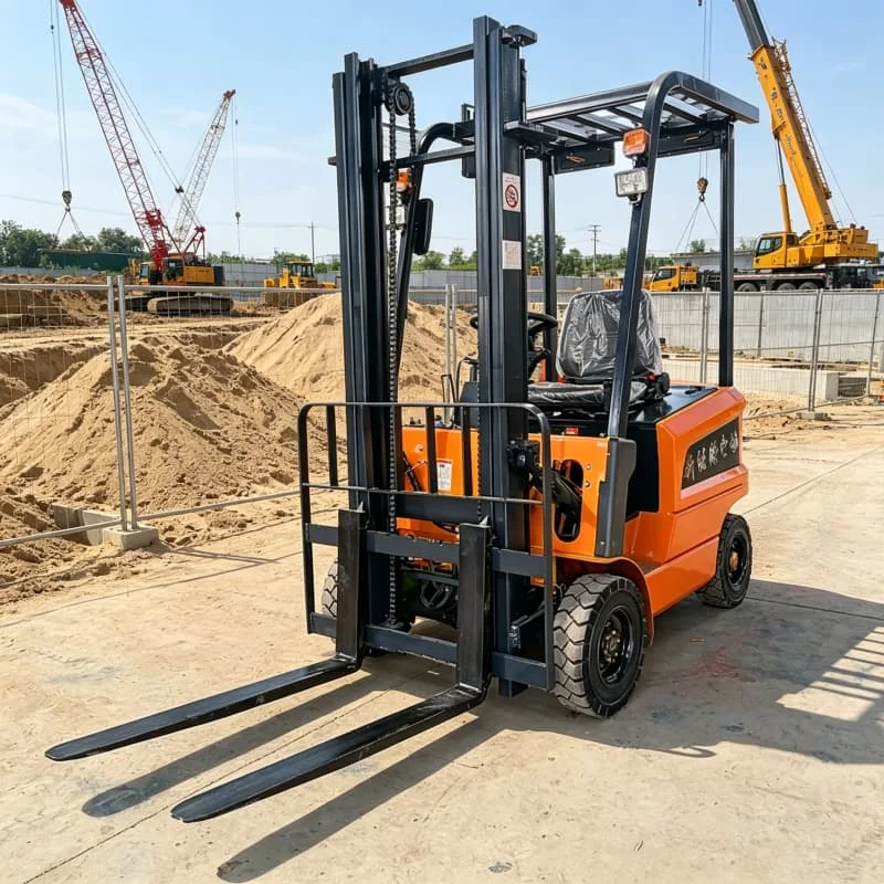 Factory 4 Wheel Electric Forklift 2 Ton With Custom Fork Length Width For Special Pallet Load Material Handling Customized