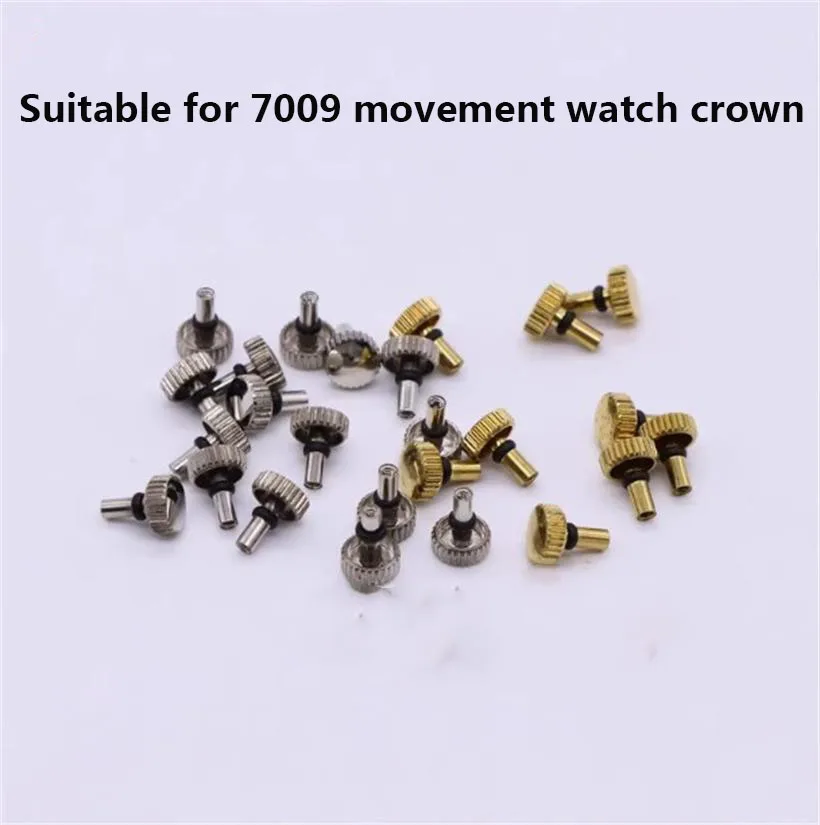 Suitable For Old-Fashioned Seiko 7009 Movement Handle Stainless Steel Crown Time Adjustment Schedule Handle Watch Accessories