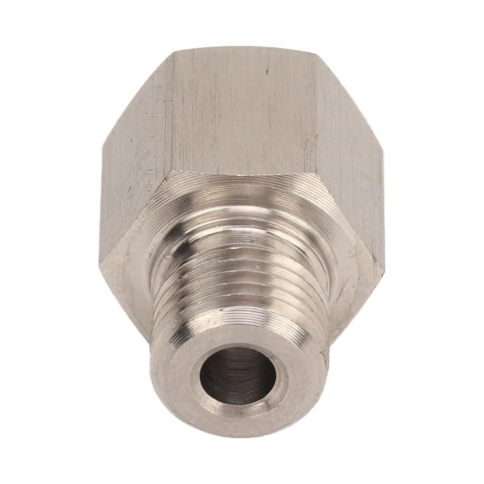 Medidor de pressão de óleo, encaixe 1/8in npt fêmea para m10 x 1.0 macho, aço inoxidável, à prova de ferrugem, adaptador de remetente para carros
